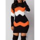 Autumn winter Women Fashion Print Slim Knitted Dress Female Long-sleeve Hips Mini Dresses Autumn winter Women Fashion Print Slim Knitted Dress Female Long-sleeve Hips Mini Dresses